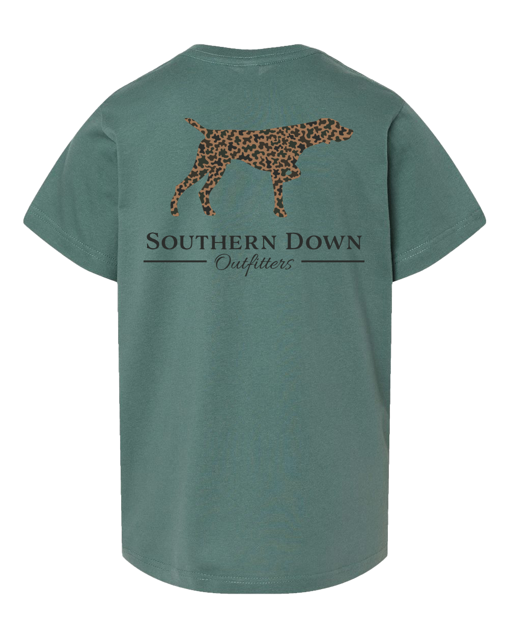 Dark Camo Dog Youth Tee