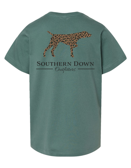 Dark Camo Dog Toddler Tee