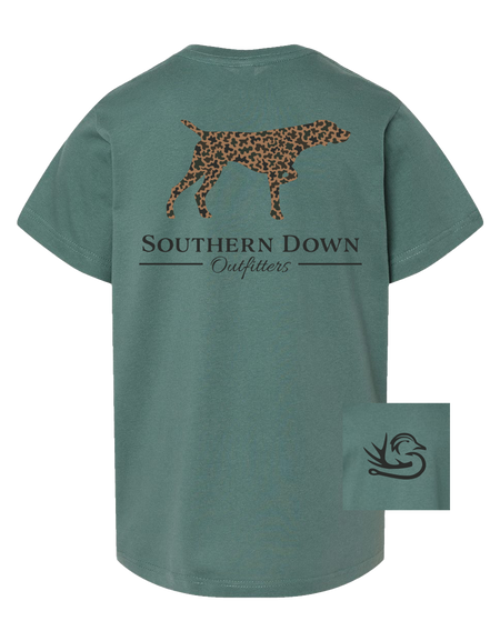 Dark Camo Dog Toddler Tee