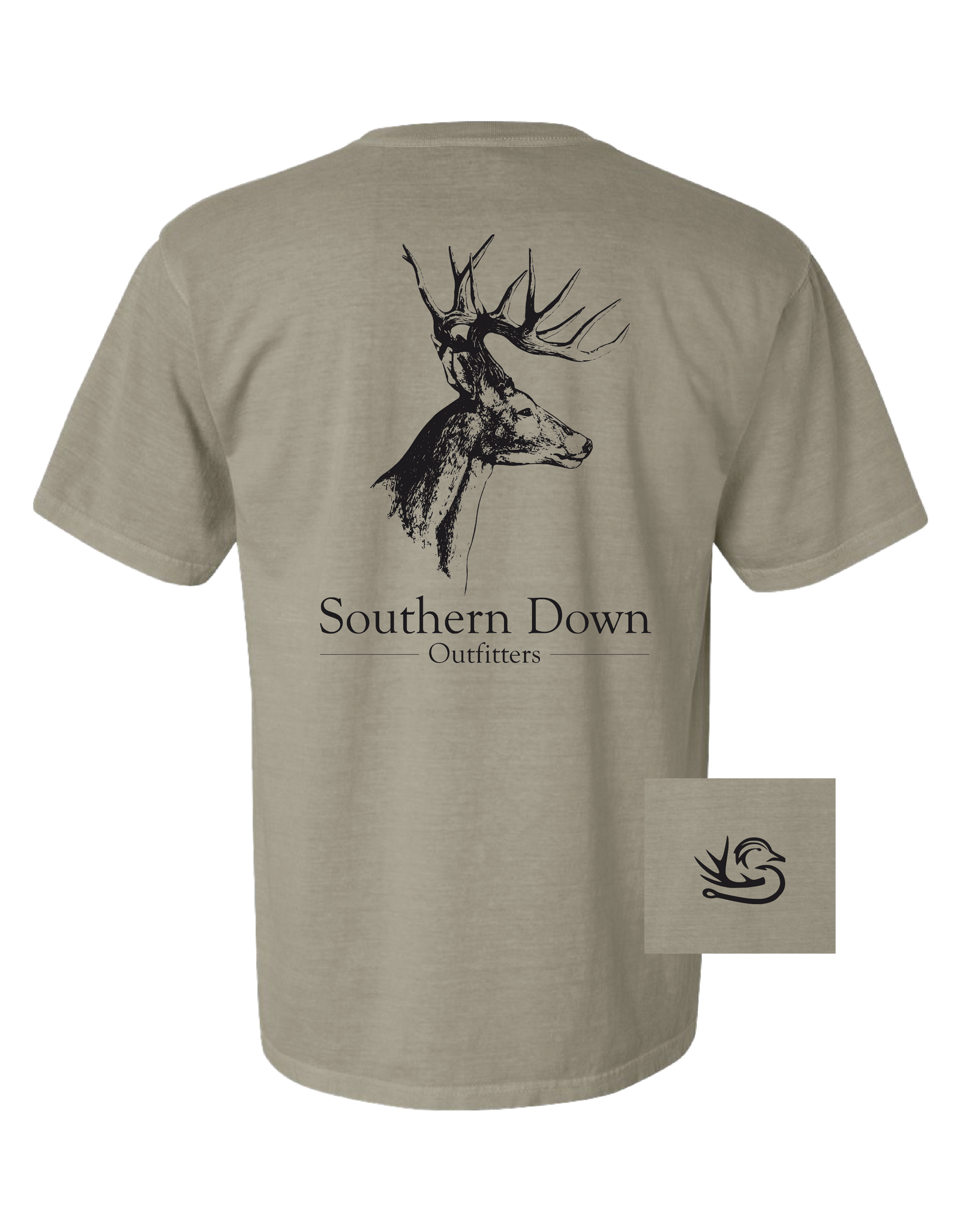 Deer Bust T shirt