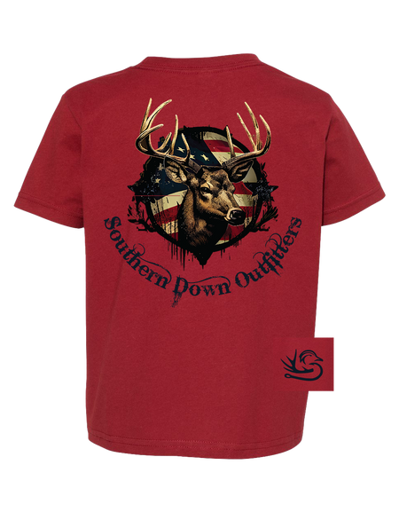 Deer Flag Toddler Tee