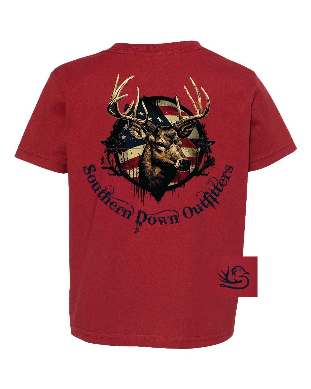 Deer Flag Toddler Tee