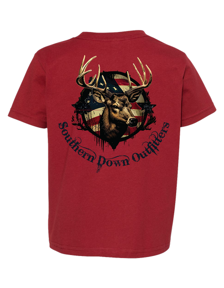 Deer Flag Toddler Tee