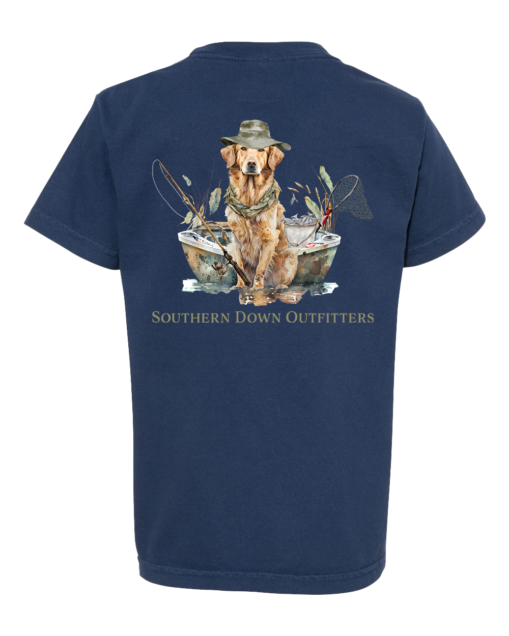 Dog in Boat Youth Tee