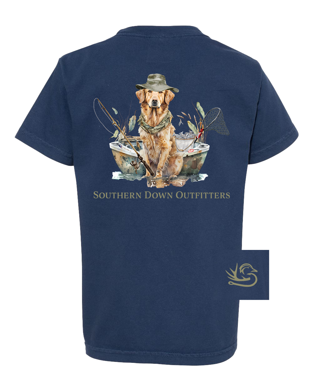 Dog in Boat Youth Tee