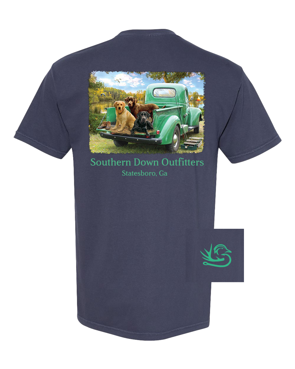 Dogs in Truck Youth Tee