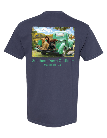 Dogs in Truck Tshirt