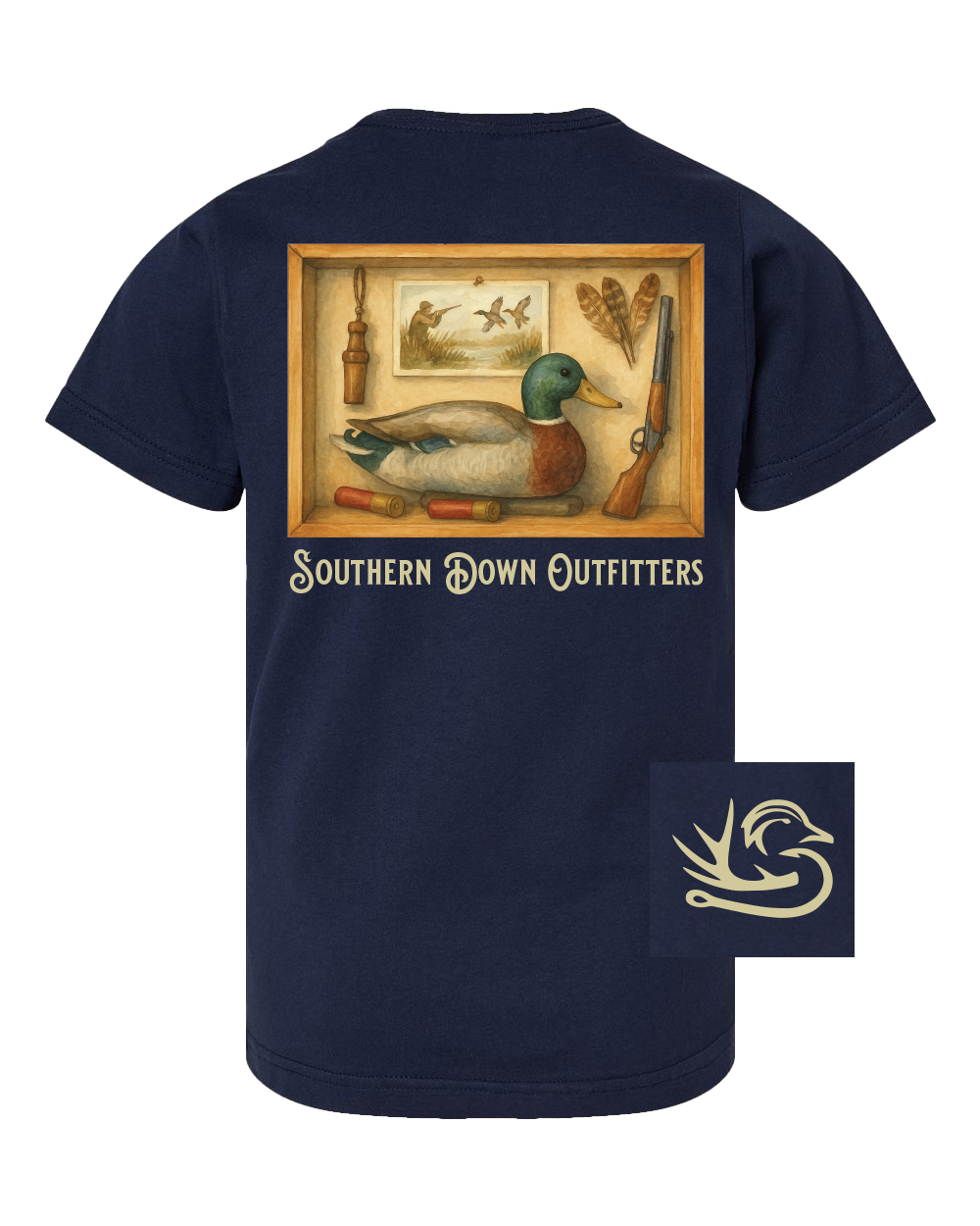 Shadow Box Duck Toddler Tee