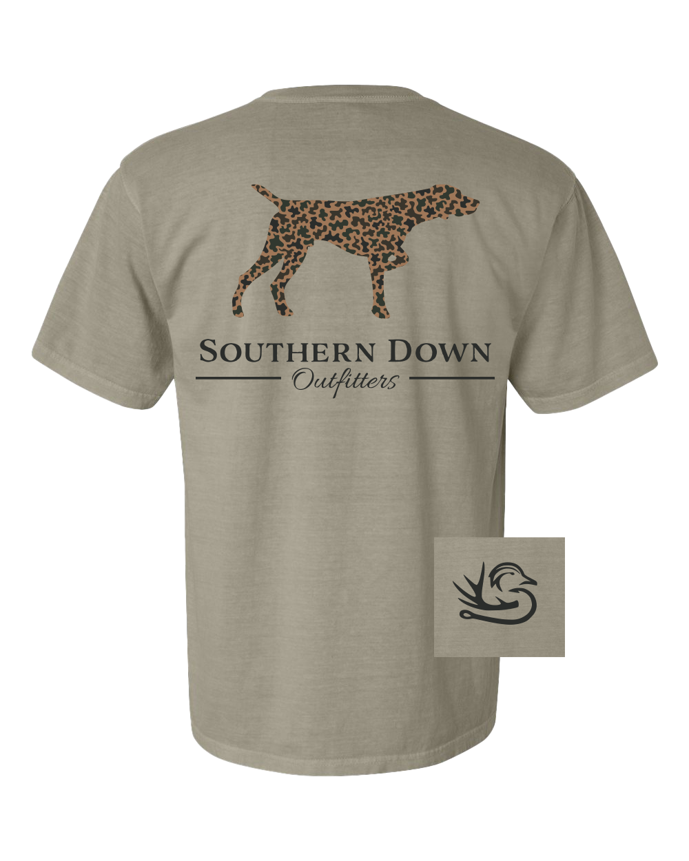 Dark Camo Dog Tee