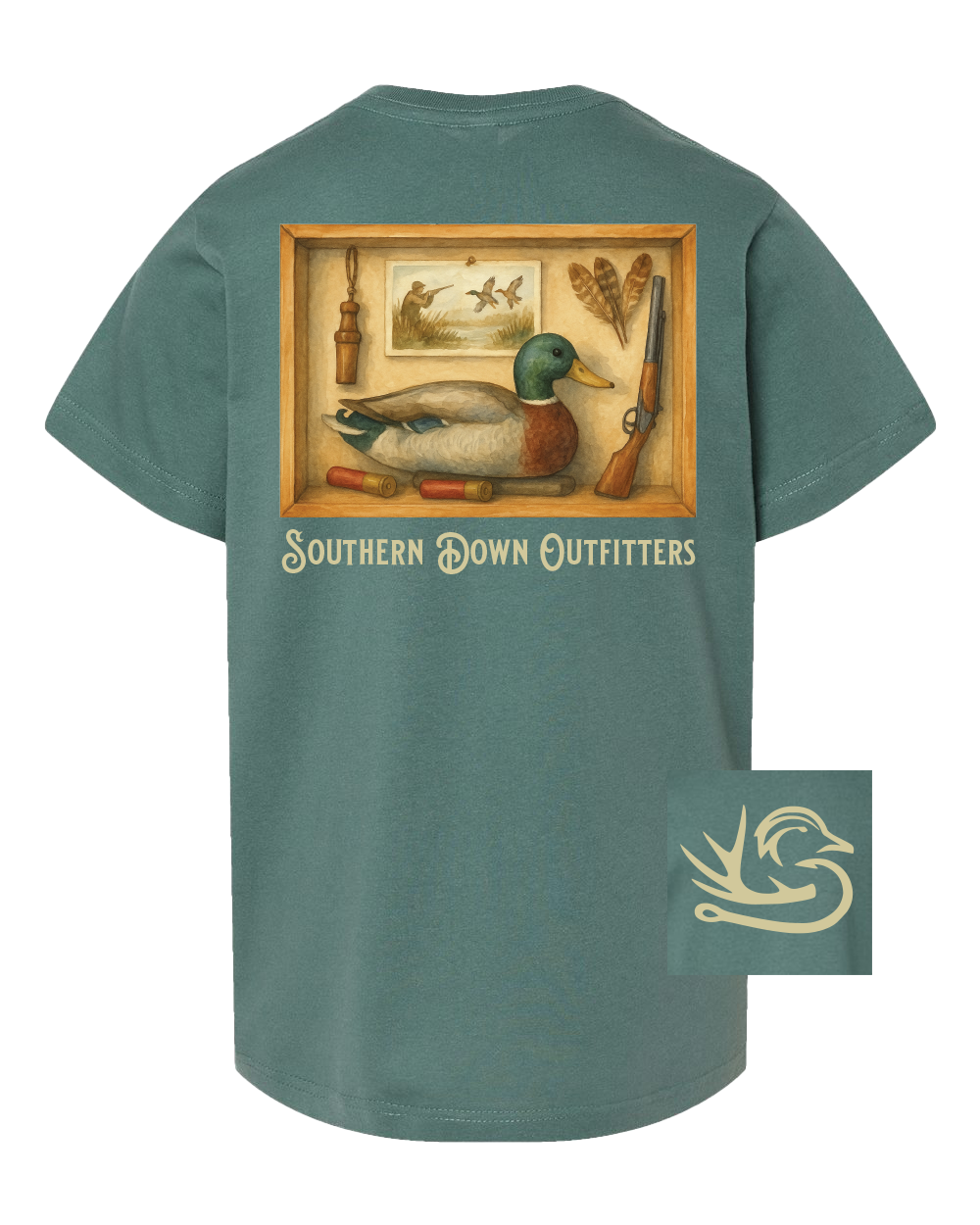 Shadow Box Duck Toddler Tee