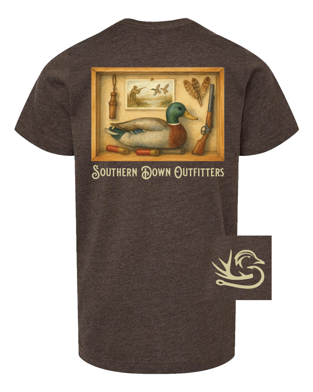 Shadow Box Duck Toddler Tee