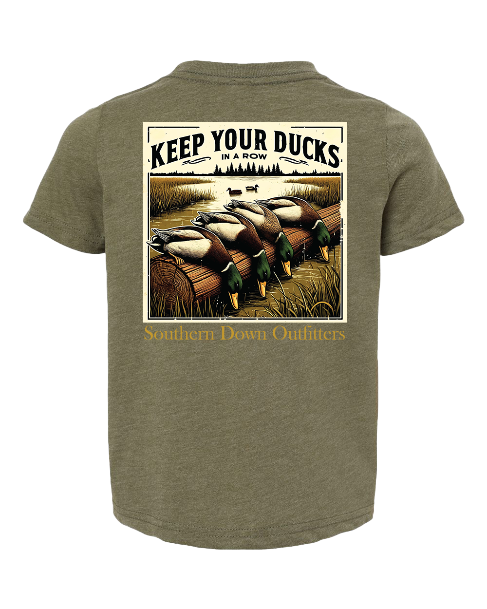 Ducks in a Row Toddler Tee