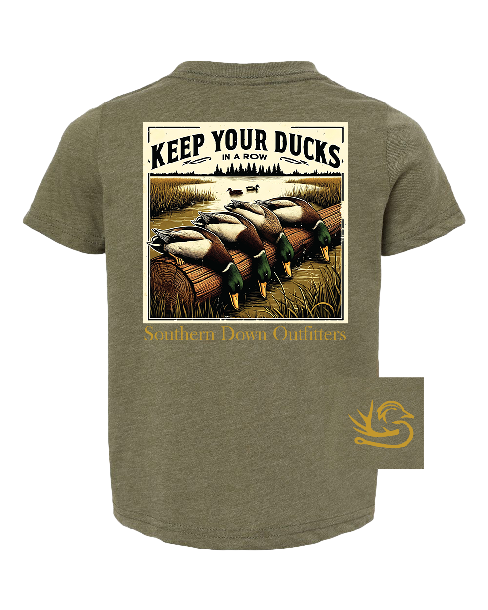 Ducks in a Row Toddler Tee