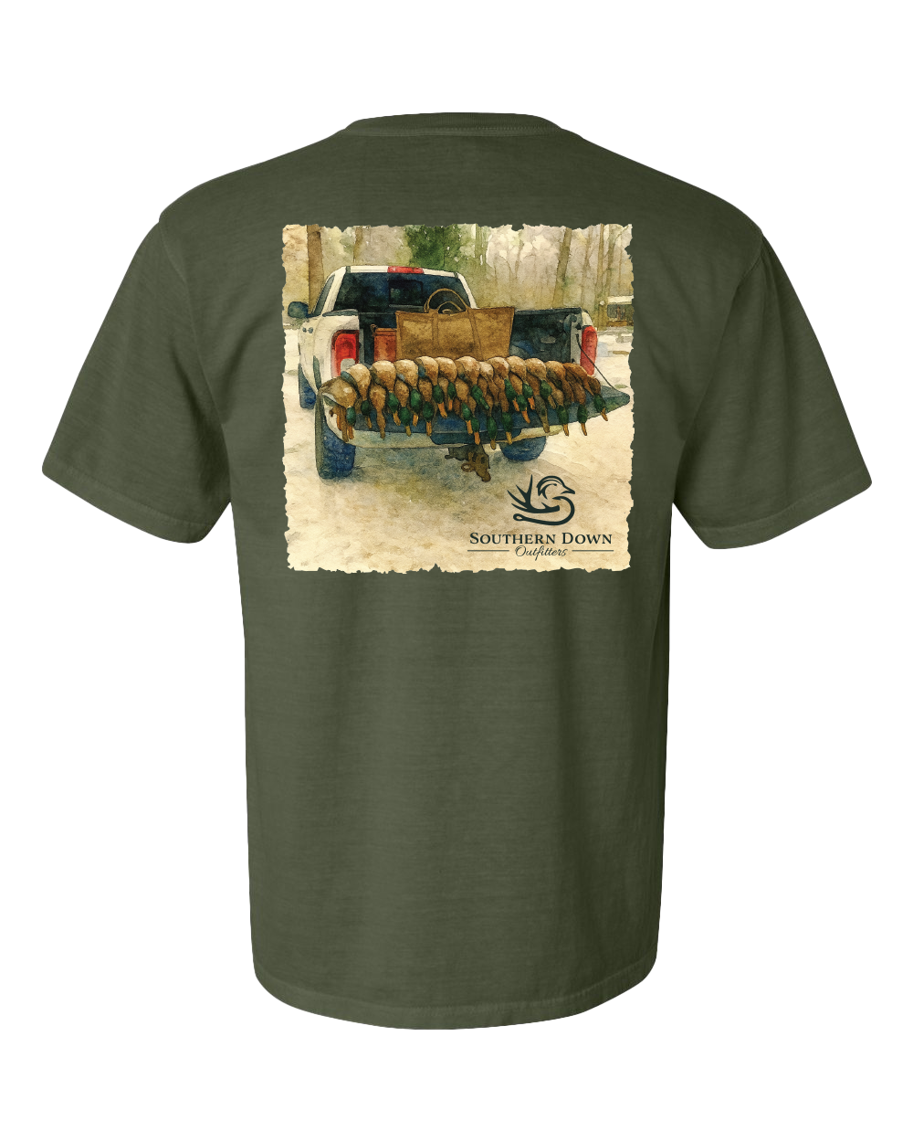 Ducks in Truck Tee