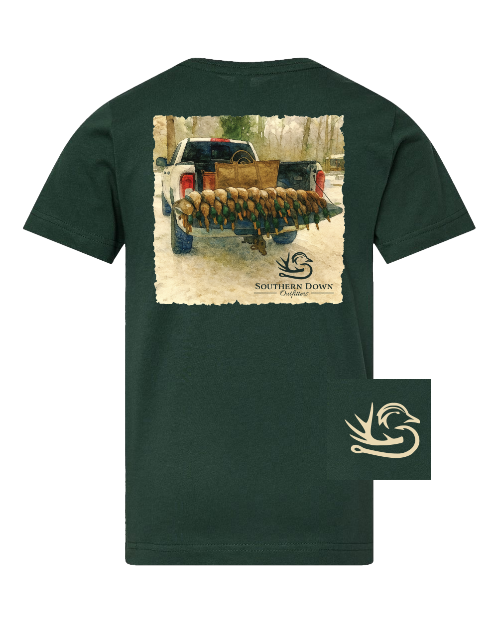 Ducks in Truck Youth Tee