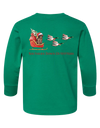 Christmas - Duck Sleigh Toddler LS Tee