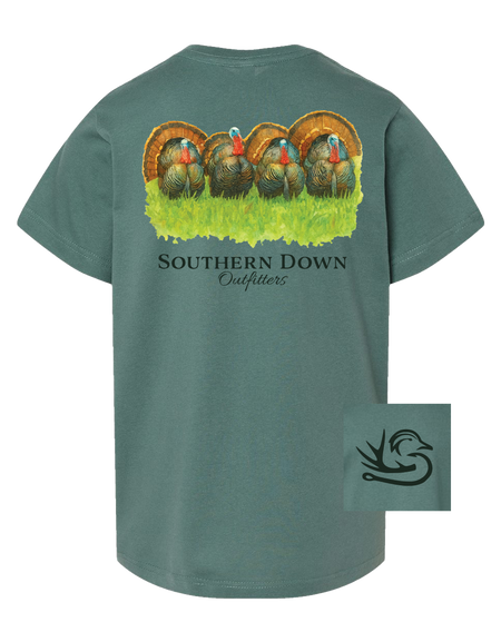 Four Turkeys Toddler Tee