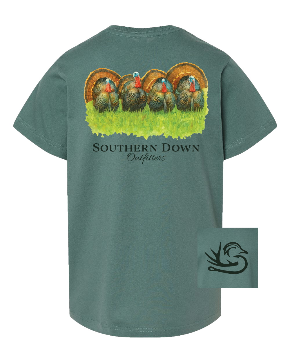 Four Turkeys Toddler Tee