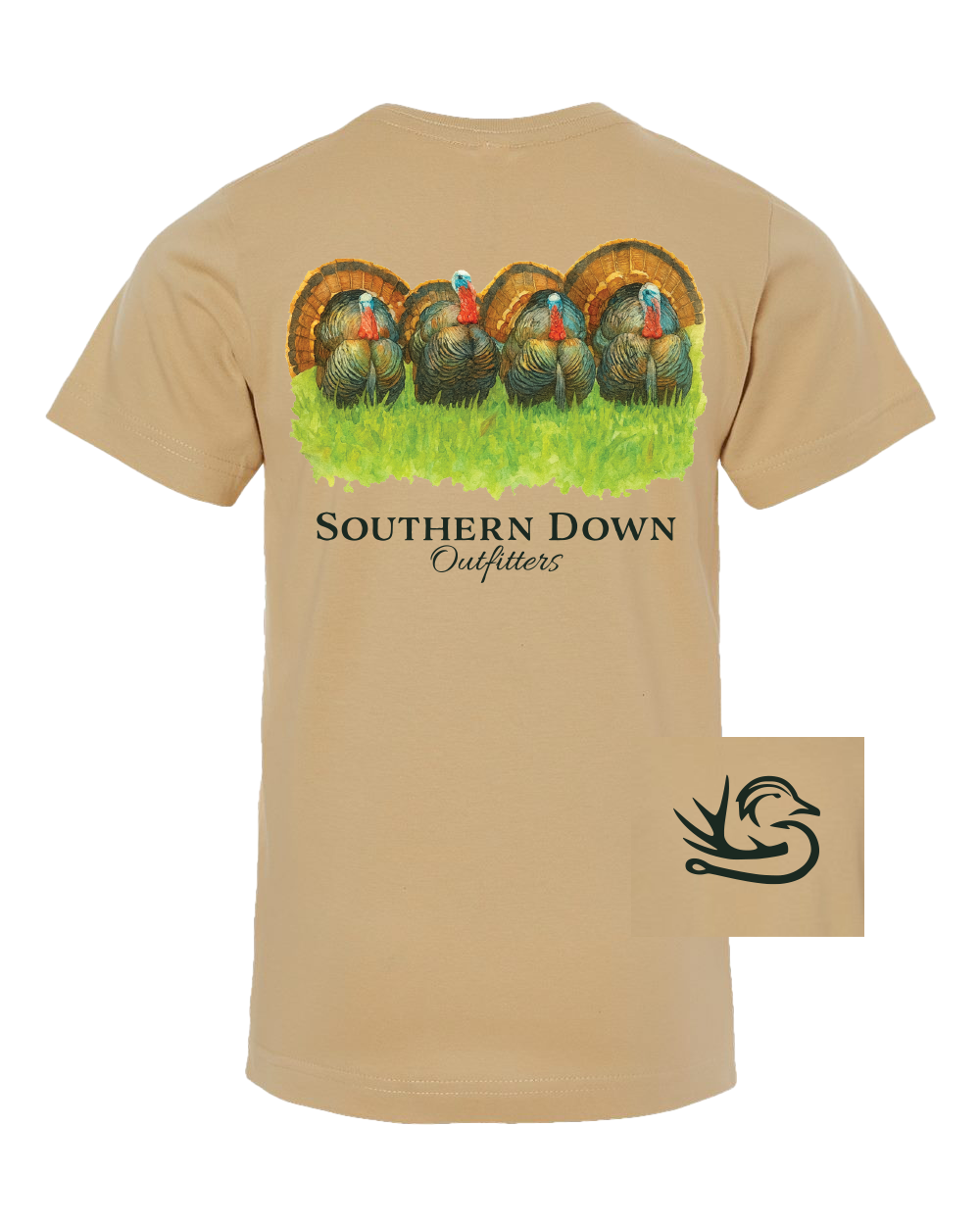 Four Turkeys Toddler Tee