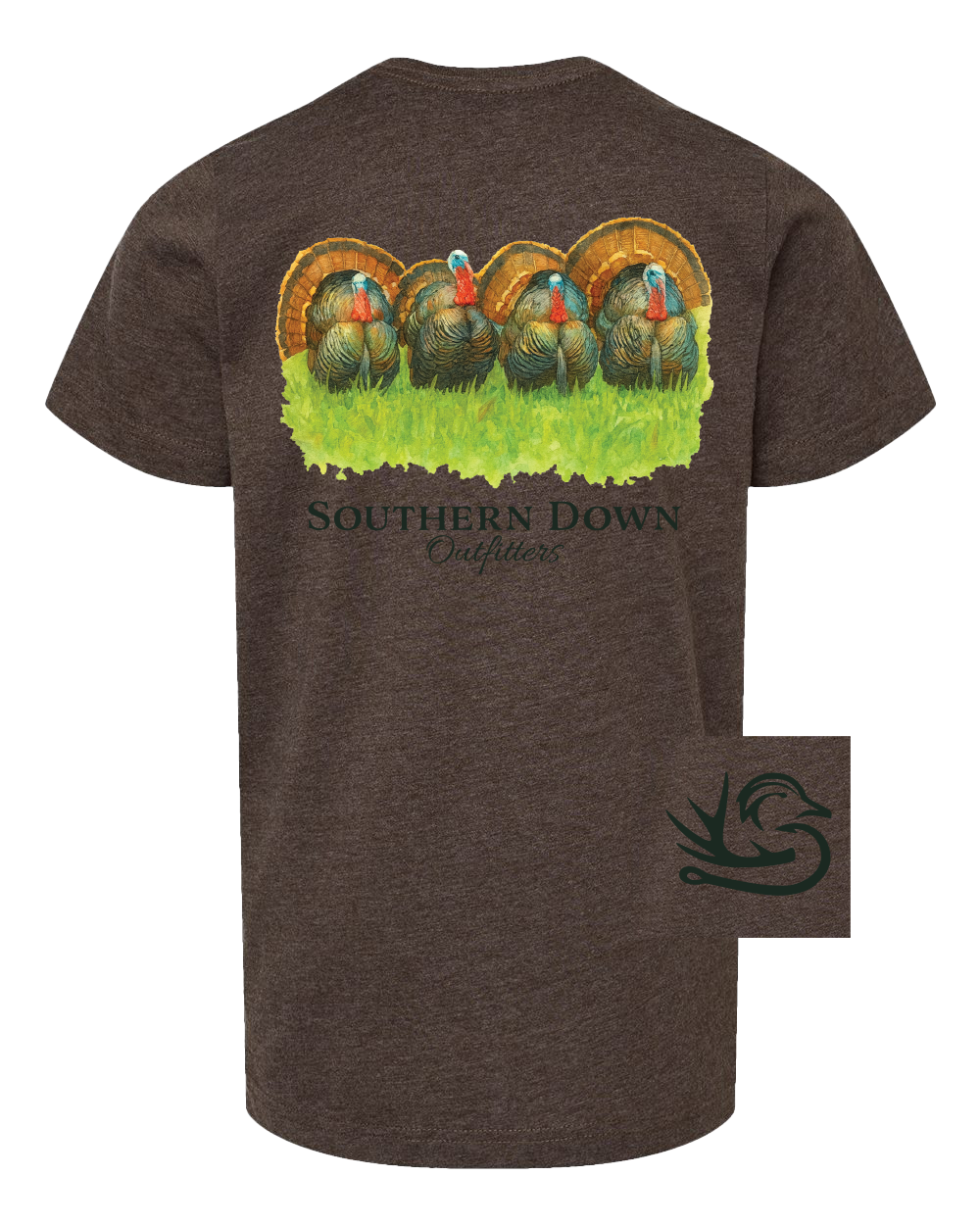 Four Turkeys Toddler Tee