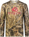 Long Sleeve PINK SDO Logo Habitat Camo UPF Shirt