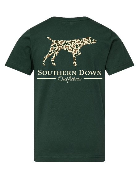 Light Camo Dog Youth Tee