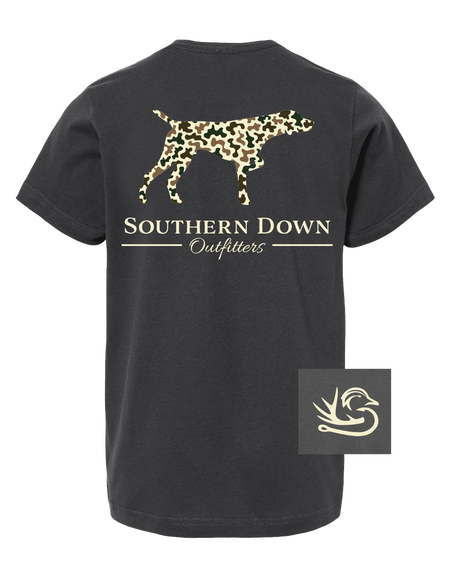 Light Camo Dog Toddler Tee