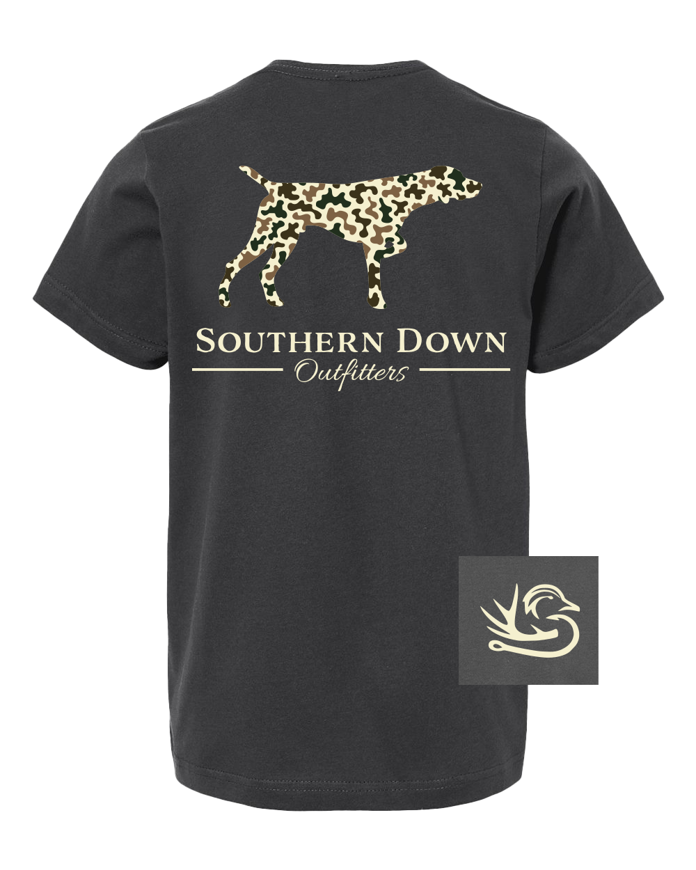 Light Camo Dog Toddler Tee