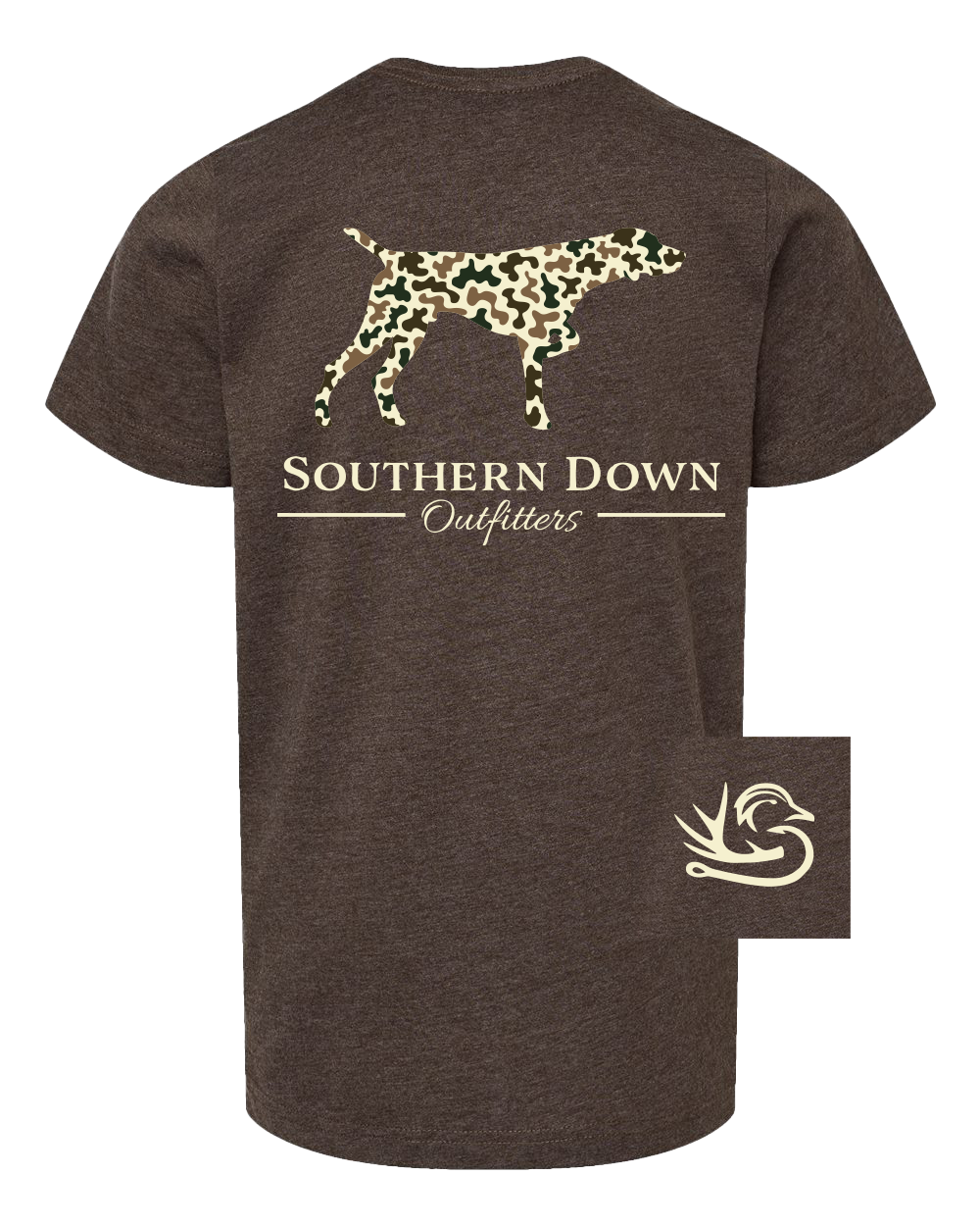Light Camo Dog Toddler Tee
