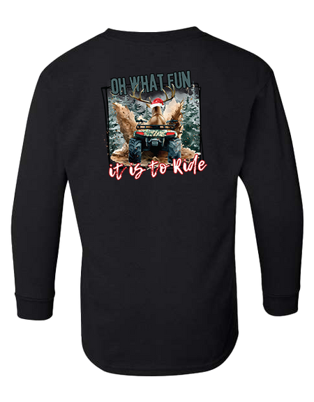 Christmas - Oh What Fun Youth LS Tee