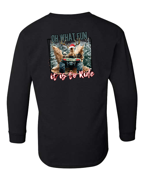 Christmas - Oh What Fun Youth LS Tee