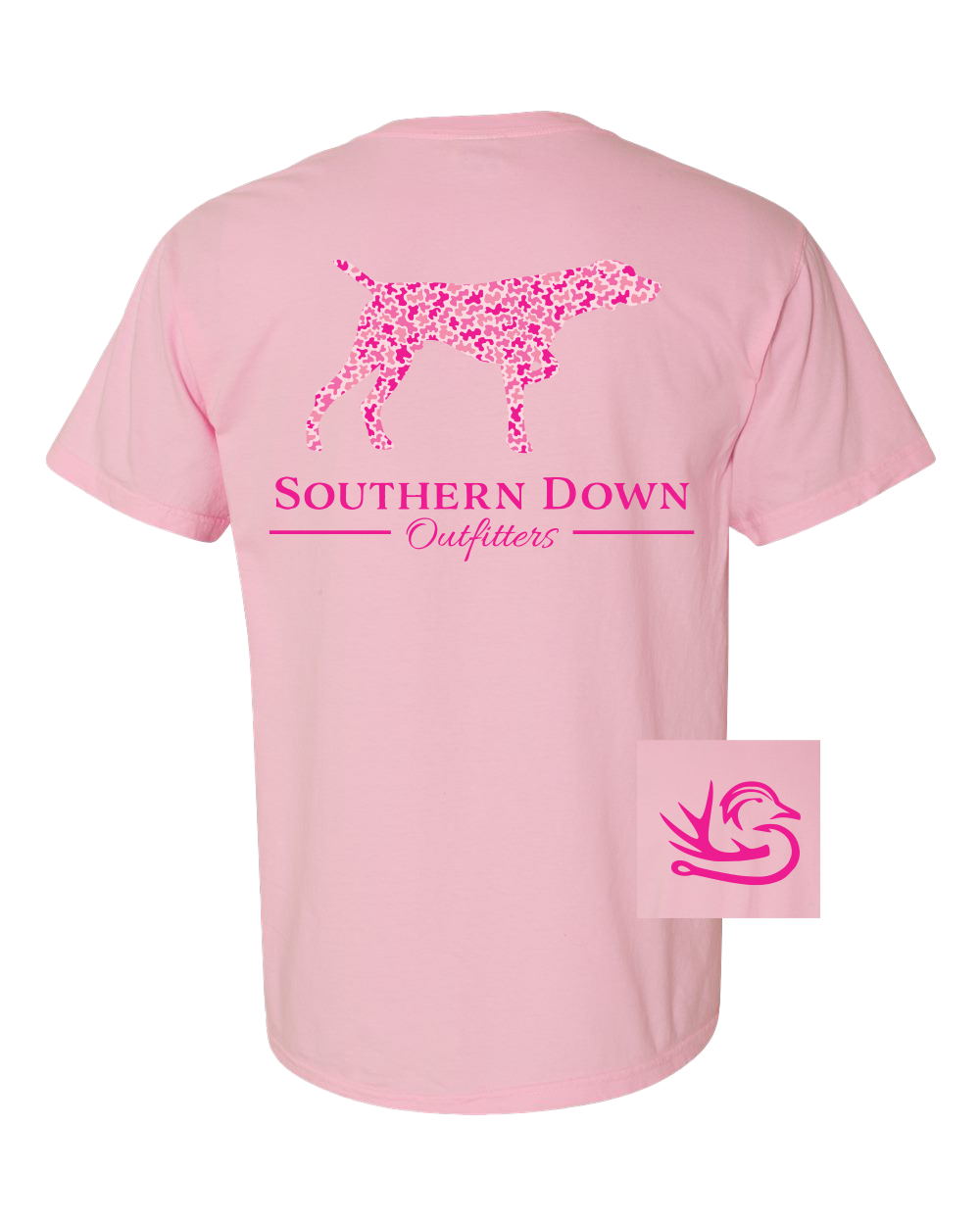Pink Camo Dog Tee