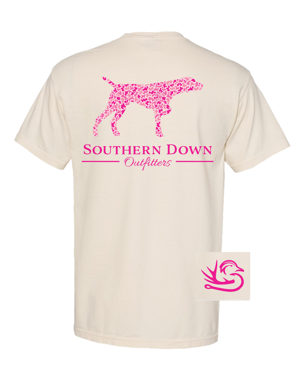 Pink Camo Dog Tee