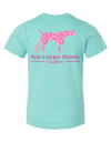 Pink Camo Dog Youth Tee
