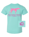 Pink Camo Dog Youth Tee