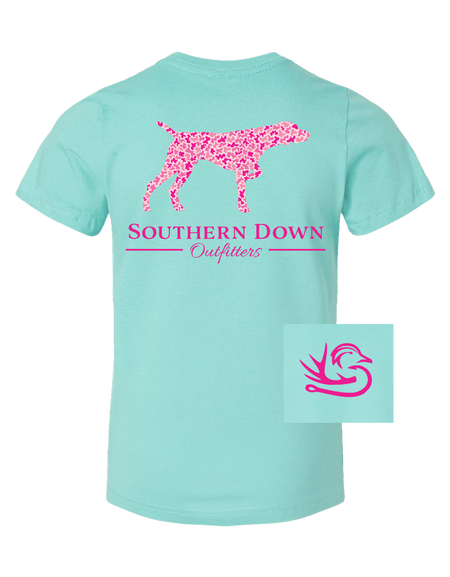 Pink Camo Dog Toddler Tee