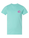 Pink Camo Dog Youth Tee
