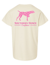 Pink Camo Dog Youth Tee