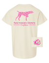Pink Camo Dog Youth Tee