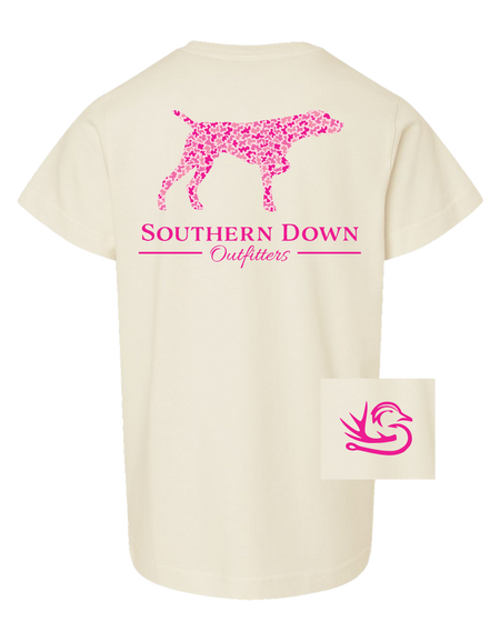 Pink Camo Dog Toddler Tee