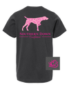 Pink Camo Dog Youth Tee