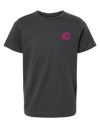 Pink Camo Dog Youth Tee