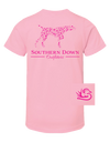 Pink Camo Dog Youth Tee