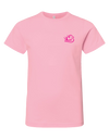 Pink Camo Dog Youth Tee