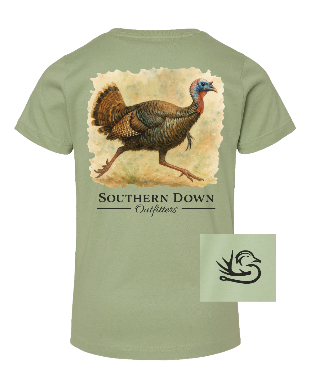 Running Turkey Toddler Tee