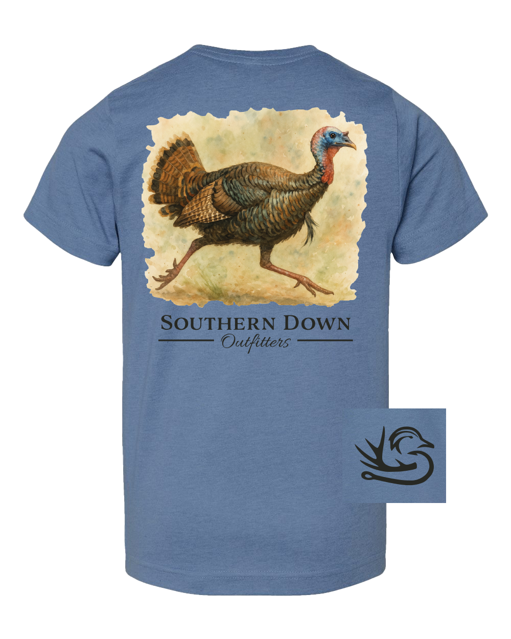 Running Turkey Toddler Tee