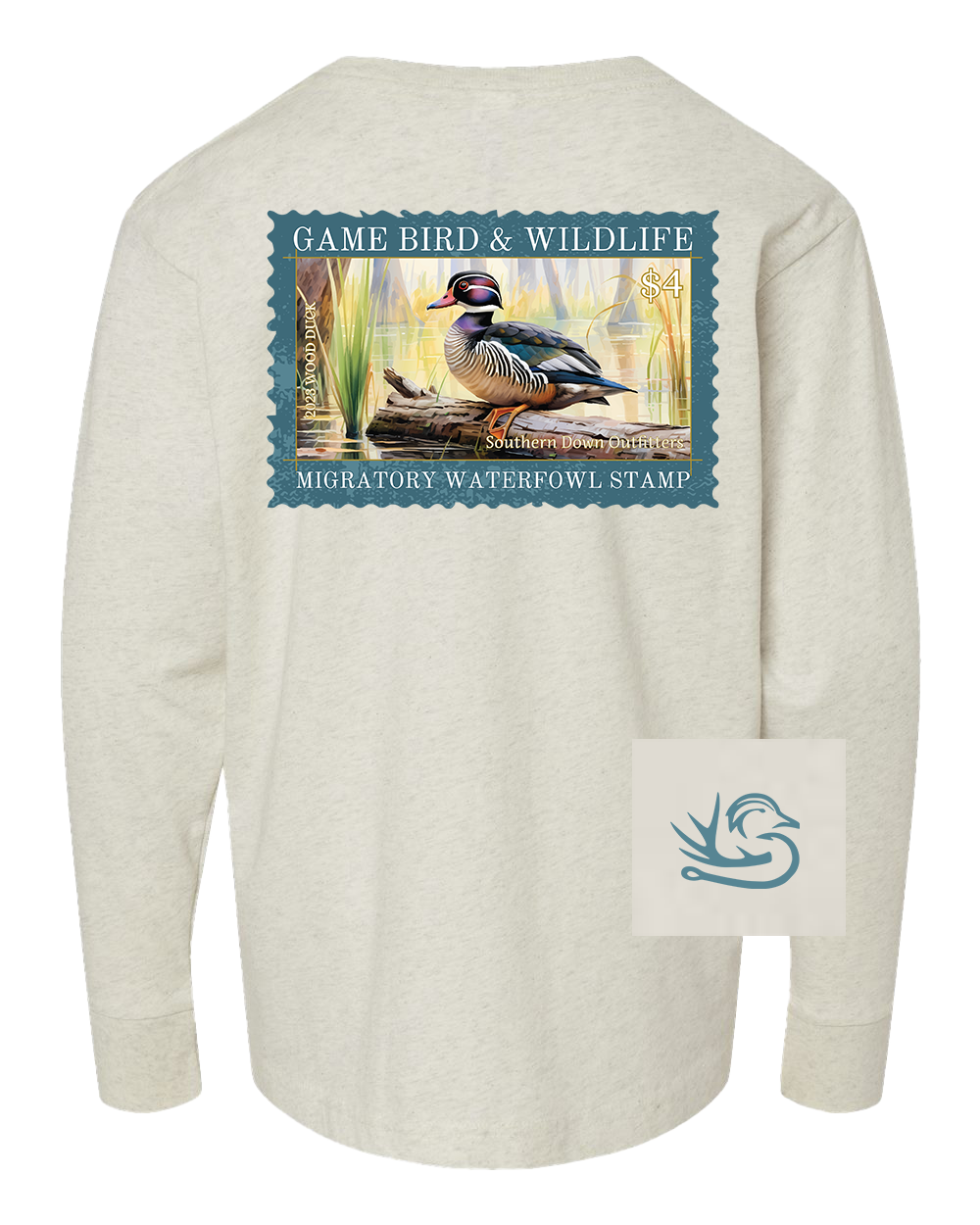 SDO Duck Stamp Toddler Long Sleeve Tee