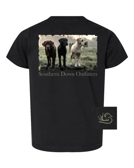 Three Dogs Toddler Tee