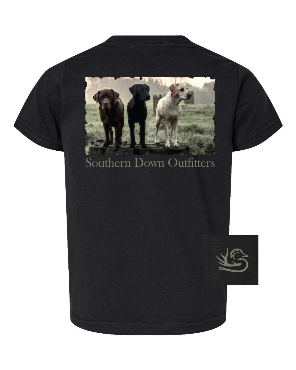 Three Dogs Toddler Tee