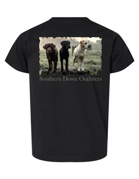 Three Dogs Toddler Tee